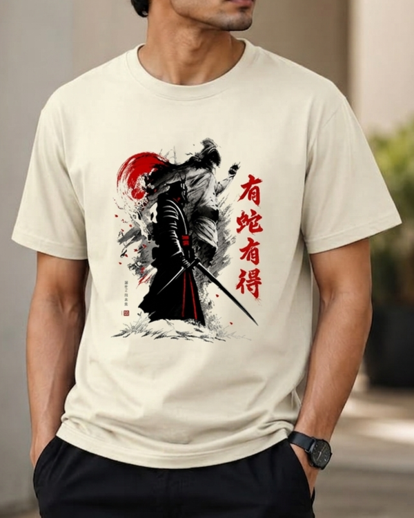 Crimson Blade Samurai Unisex Classic Fit Graphic Printed T-shirt