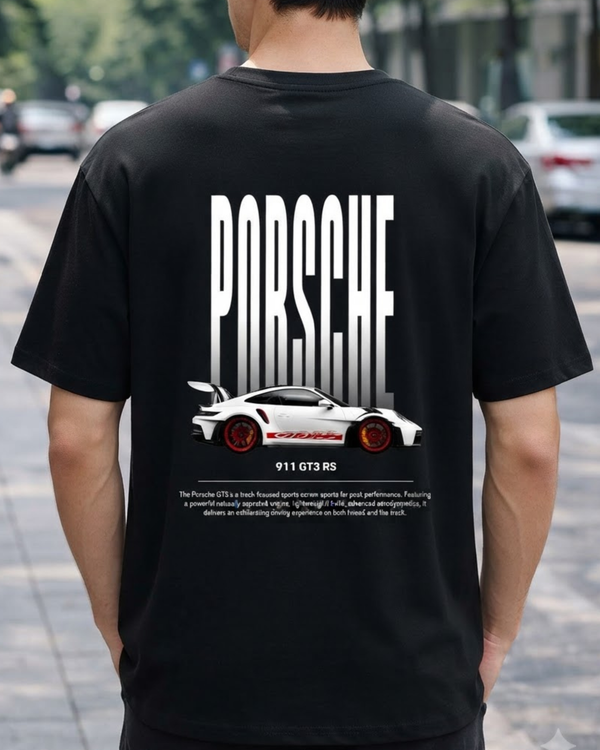 Porsche 911 GT3 RS Racing Graphic Unisex Classic Crew T-Shirt