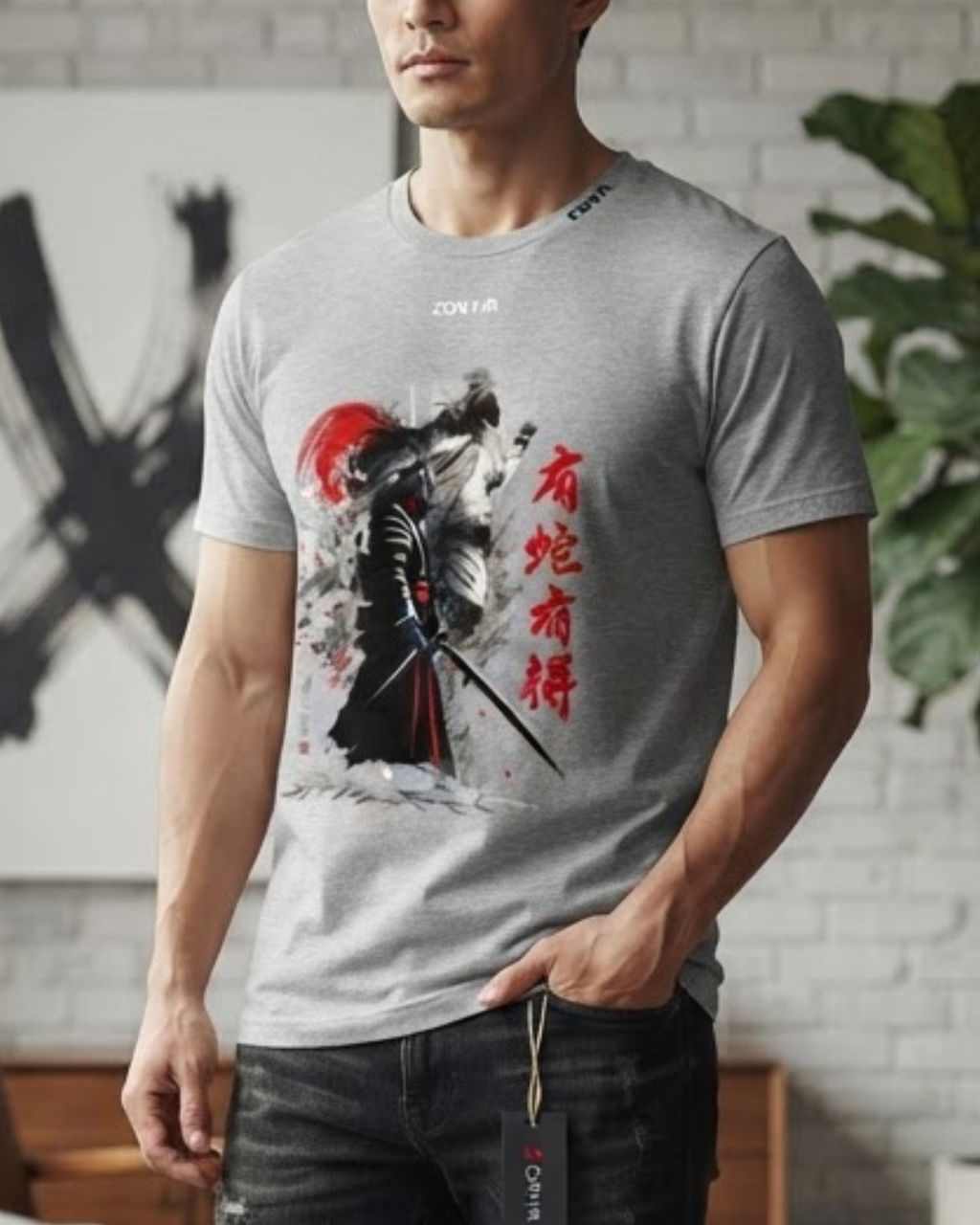 Crimson Blade Samurai Unisex Classic Fit Graphic Printed T-shirt
