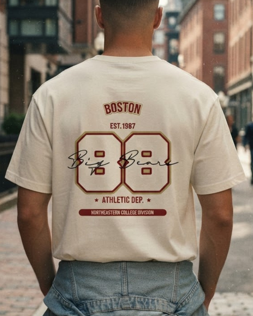 "Big Bears 88" Boston Athletic Unisex Classic Graphic Printed T-shirt