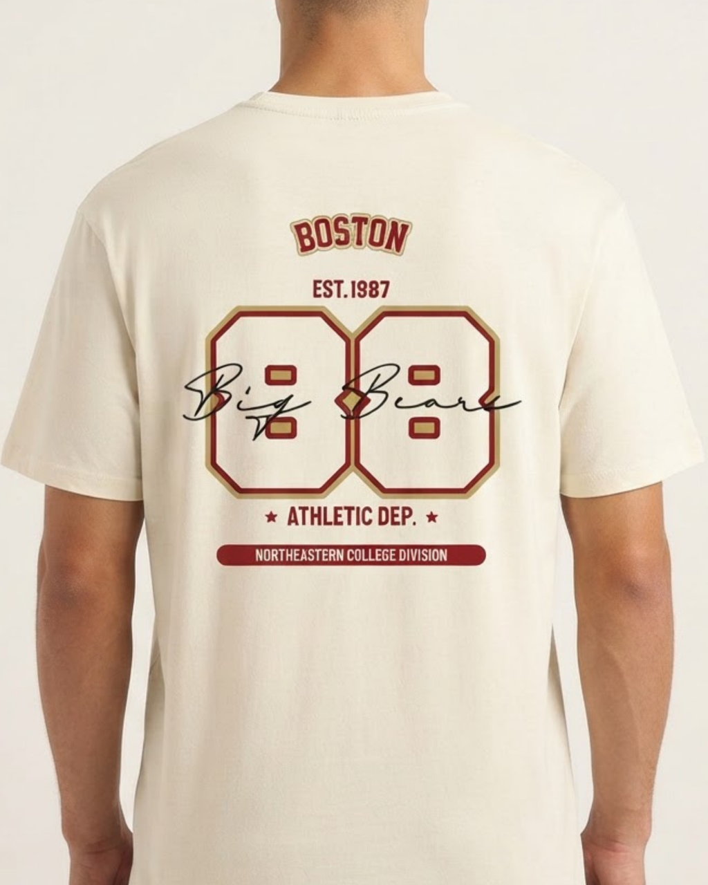 "Big Bears 88" Boston Athletic Unisex Classic Graphic Printed T-shirt