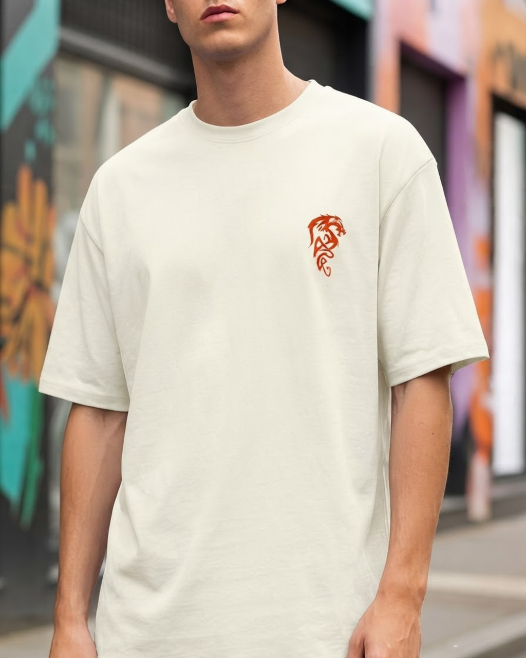 Unstoppable Dragon Unisex Classic Crew T-Shirt Graphic Printed